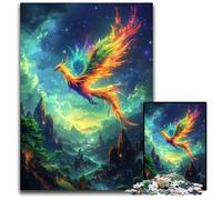 Phoenix of The Valley Jigsaw Puzzle 1000 Pieces Wooden Jigsaw Puzzles for Adults Challenging Brain Teaser for Teenagers Family Game Night Fun 1000 PCS(75x50cm)