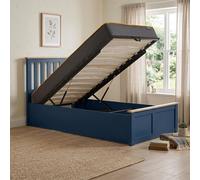 Phoenix Ottoman Storage Bed - 3ft Single - Navy Blue