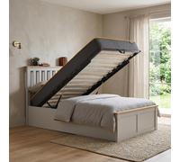 Phoenix Ottoman Storage Bed - 3ft Single - Pearl Grey
