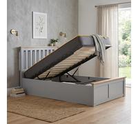 Phoenix Ottoman Storage Bed - 3ft Single - Stone Grey