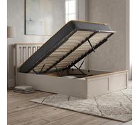 Phoenix Ottoman Storage Bed - 4ft 6in Double - Pearl Grey