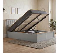 Phoenix Ottoman Storage Bed - 4ft 6in Double - Stone Grey