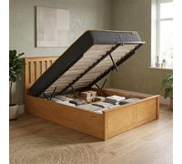 Phoenix Ottoman Storage Bed - 4ft Small Double - Oak