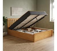 Phoenix Ottoman Storage Bed - 5ft King Size - Oak