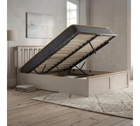 Phoenix Ottoman Storage Bed - 5ft King Size - Pearl Grey