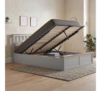 Phoenix Ottoman Storage Bed - 5ft King Size - Stone Grey