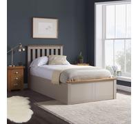 Phoenix Ottoman Storage Bed - Pearl Grey - Sizes Available