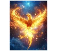 Phoenix Paint by Numbers for Adults, Animal Acrylic Paint by Numbers Kits, Hobbies for Adults Women Art Supplies 28x20 Inch, Canvas for Painting Wall Art for Living Room Decor Gifts for Women 8YH-5289