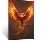 Phoenix Paint by Numbers for Adults Animal Painting by Numbers for Children Crafts 38 x 28In, DIY Hobbies for Adults Women, Painting on Canvas Using Acrylic Paint and Brushes, Wall Art Set LSJ-8367