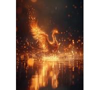 Phoenix Paint by Numbers for Adults, Dream Paint by Numbers Canvas, Easy Diy Oil Painting Kits with Paint Brushes Acrylic, Hobbies for Adults Women, Painting for Home Wall Decor Gifts 12x16 in 4-2650