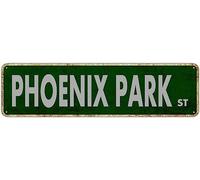 Phoenix Park St Sign Novelty Phoenix Park Decor Phoenix Park Street Sign Wall Art Decor For Home Farmhouse Bar Cafe Man Cave 16 X 4 Inch