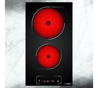 Phoenix PC-302T Glass Ceramic Hob 2 Zones Built-in Oven Timer
