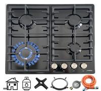 Phoenix PE-603T Gas Cooktop 4 Burner Built-in Stove Enameled +Propane Set