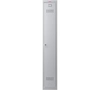 Phoenix Personal Lockers Steel Locker 1 Doors Key lock 300 x 500 x 1,830 mm Grey