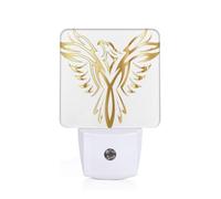 Phoenix Plug in Led Night Light with Auto Dusk to Dawn Sensor, Wall Nightlights for Hallway, Kids Room, Bedroom