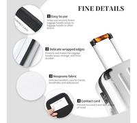 Phoenix Print 2pcs Luggage Handle Wraps Neoprene Suitcase Handle Identifier Marker Travel Accessories