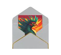 Phoenix Print Greeting Card Paper, Half Fold To Cards For Birthday, Wedding, Party.