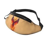 Phoenix Print Men and Women Lightweight Pack Waist Bag for Travel Hiking Cycling Running Fits