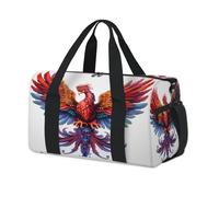 Phoenix Print Sport Duffel Bags for Kids Girls Boys Women Men Overnight Weekender Travel Bag Tote Carry Gym Casual Duffel Bags