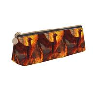 Phoenix Print Students Supplies Higher Capacity Pencil Pouch Pen Case School Travel Office Desk