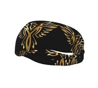 Phoenix Print Sweatbands Sports Headband For Men Women,Sweat Wicking Non Slip,Durable Long-Lasting