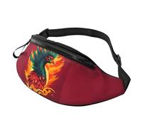 Phoenix Print Waist Bag Lightweight Adjustable Belt Bags Travel Running Hiking Pack Daily Use