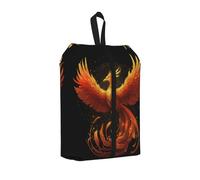 Phoenix Printed Travel Shoe Storage Bag Waterproof Jacquard Fabric is Lightweight, with Strong Handle and Central Zipper.