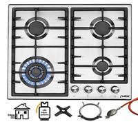 Phoenix PS-603T Built-In Gas Cooktop Stainless Steel 4 Burner Independent