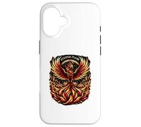 Phoenix Rebirth Flame Art, Mythic Firebird Rising From Ashes Case for iPhone 16