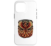 Phoenix Rebirth Flame Art, Mythic Firebird Rising From Ashes Case for iPhone 16 Pro Max