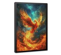 Phoenix Rebirth Poster Canvas Poster Wall Art Decor Print Picture Paintings for Living Room Bedroom Decoration 12" L X 18" W