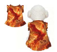 Phoenix Rebirth S Pet Apparel for Small Dogs-Cute Summer Outfit for Puppy, Soft Breathable Pet Clothes for Cat