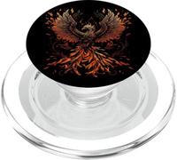 Phoenix Reborn Mythical Bird Fire Phoenix Bird PopSockets PopGrip for MagSafe