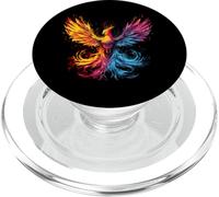 Phoenix Reborn Phoenix Rising Fire Phoenix Bird Rejuvenation PopSockets PopGrip for MagSafe