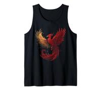 Phoenix Reborn Phoenix Rising Rejuvenation Fire Phoenix Bird Tank Top