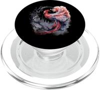 Phoenix Reborn Rejuvenation Fire Phoenix Bird Phoenix Rising PopSockets PopGrip for MagSafe