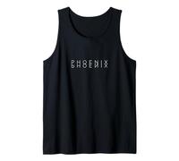 Phoenix Reflections - Personalized Mirrored First Name Art Tank Top