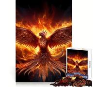 Phoenix Respawn 1000 Piece Jigsaw Puzzles for Teenagers Mind Challenge Toy Quiet Hobby Precise Cut Seasonal Gift (38x26cm)