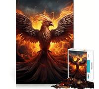 Phoenix Respawn Adult Jigsaw Puzzles 1000 Pieces Brain Workout Toy Casual Relax Image Assembly Artistic Gift (38x52cm)