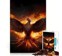 Phoenix Respawn Jigsaw Puzzle 1000 Piece for Adults Smart Reason Toy Home Pastime Smooth Edge Art Collectible (50x75cm)