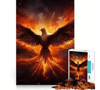 Phoenix Respawn Jigsaw Puzzles 1000 Piece for Adults Think Smart Toy Together Fun Accurate Cut Art Display (50x75cm)