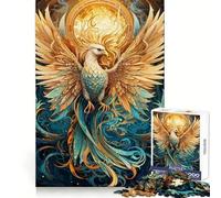 Phoenix Resurrected 1000 Piece Jigsaw Puzzles for Adults Jigsaw Think Toy Home Enjoy Fine Cut Santa Wish Gift (38x52cm)