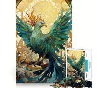 Phoenix Resurrected 1000 Pieces Jigsaw Puzzles for Adults Memory Boost Home Pastime Image Assembly Wall Art Decor (50x75cm)