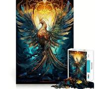 Phoenix Resurrected 1000 Pieces Jigsaw Puzzles for Teenagers Improve Memory Mental Relax Sharp Edge Creative Gift (38x26cm)