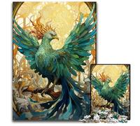 Phoenix Resurrected 1000Piece Jigsaw Puzzle Paper Jigsaw Puzzles for Adults Challenging Brain Teaser for Teenagers Family Game Night Fun 1000 PCS(38x26cm)