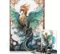 Phoenix Resurrected Teenager Jigsaw Puzzles 1000 Pieces Mind Puzzle Casual Relax Image Assembly Heartfelt Gift (38x52cm)