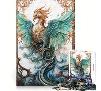 Phoenix Resurrected Teenager Jigsaw Puzzles 1000 Pieces Mind Puzzle Casual Relax Image Assembly Heartfelt Gift (38x52cm)
