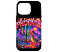 Phoenix Retro Bootleg Desert Landmark Artwork Case for iPhone 16 Pro