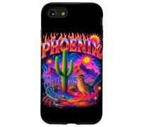 Phoenix Retro Bootleg Desert Landmark Artwork Case for iPhone SE (2020) / 7/8