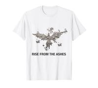 Phoenix Rise from The Ashes Inspirational Quotes Graphic T-Shirt
